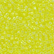 Toho Treasure beads 11/0 Transparent-Rainbow Lemon TT-01-175